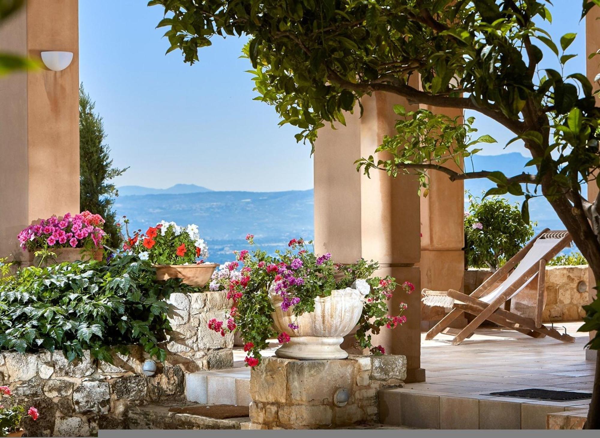 Villa Vollard With Amazing View Pool イラクリオン エクステリア 写真