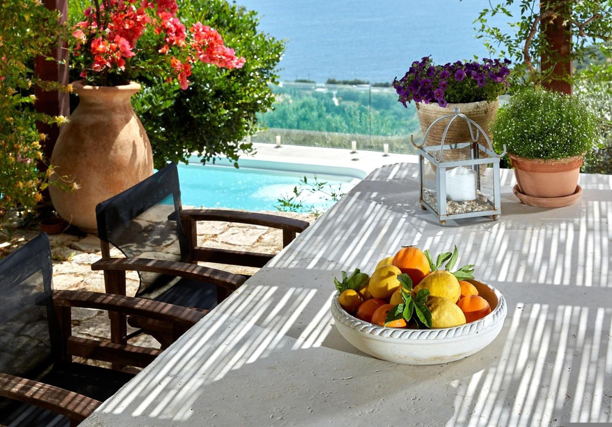 Villa Vollard With Amazing View Pool イラクリオン エクステリア 写真