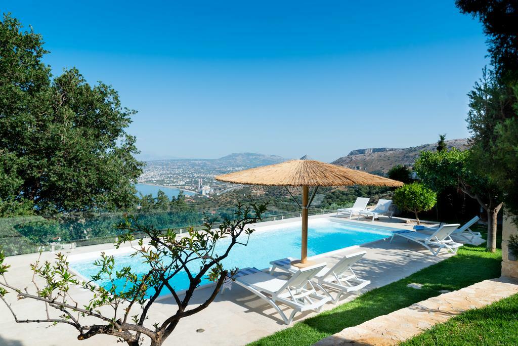 Villa Vollard With Amazing View Pool イラクリオン 設備 写真