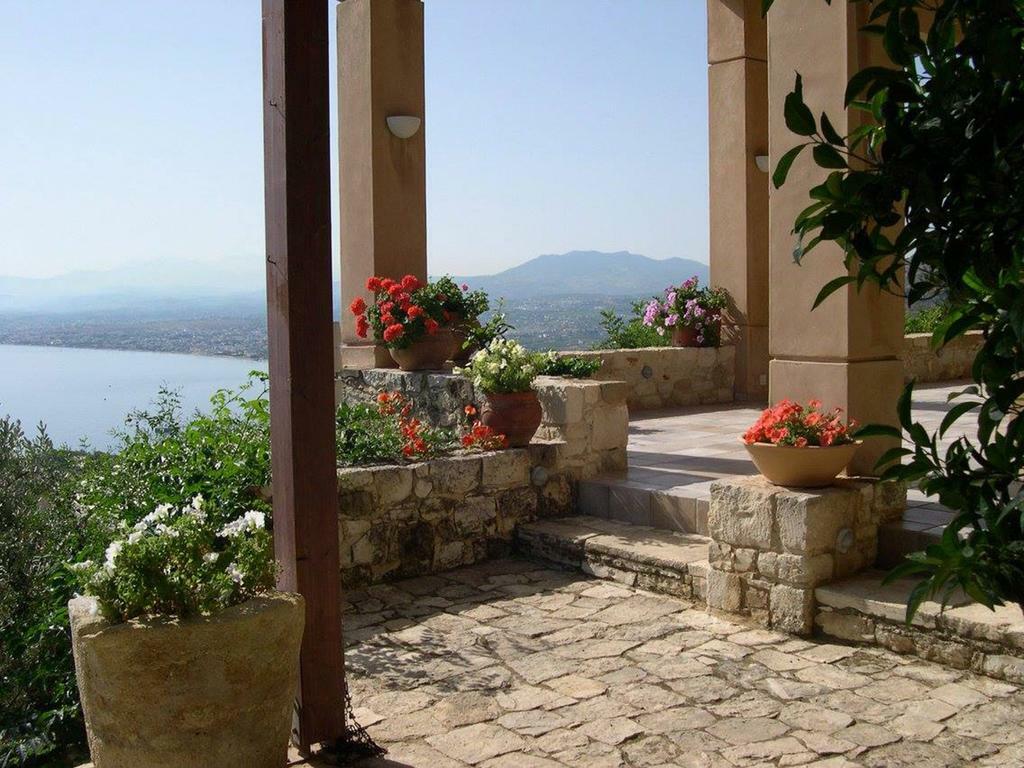 Villa Vollard With Amazing View Pool イラクリオン エクステリア 写真